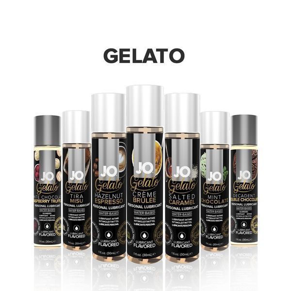 Змазка на водній основі JO GELATO CremeBrulee (30 мл) без цукру, парабенів та пропіленгліколю SO1462 фото