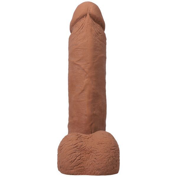 Фалоімітатор Doc Johnson The Realistic Cock ULTRASKYN - 8 Inch with Balls Caramel SX4428 фото