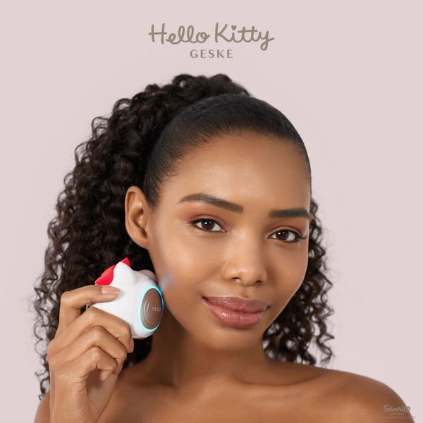 Ультразвукова маска тепло та холод GESKE Sonic Warm&Cool Mask 8в1 у формі голови кота by Hello Kitty HB0596 фото