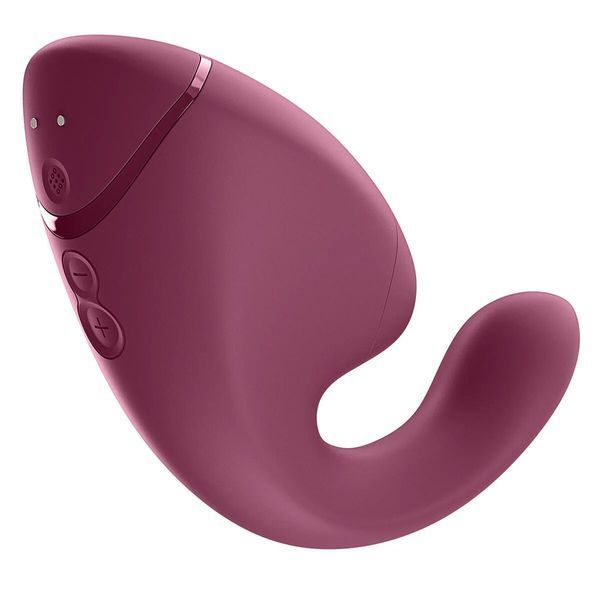 Подвійний вакуумний кліторальний стимулятор з вібрацією Womanizer Next Duo - Dusky Pink SX3868 фото
