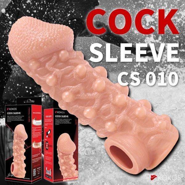 Насадка на член Kokos Cock Sleeve CS 010 L (м'ята упаковка!!!) SX1470-R фото