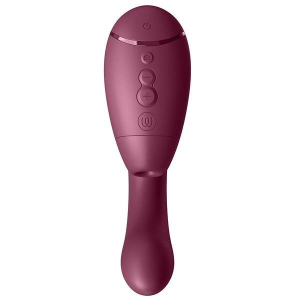 Подвійний вакуумний кліторальний стимулятор з вібрацією Womanizer Next Duo - Dusky Pink SX3868 фото