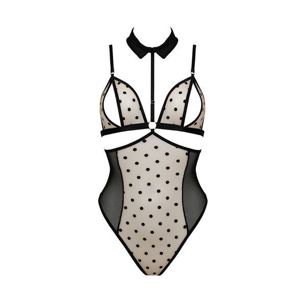 Боді Passion DOMINICA BODY XXL/XXXL, beige SO8426 фото