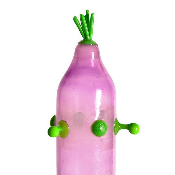 Насадка на член Recare Green Monster Spike Condom (презерватив з рядом кульок і вусиками на кінчику) SX3353 фото