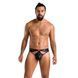Чоловічі стринги Passion 033 THONG PAUL XXL/XXXL Black, під латекс SO7572 фото 3