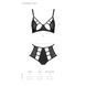 Розпродаж!!! Комплект з екошкіри Passion Tamaris Set black L/XL, бюстгальтер та трусики SO5796 фото 5