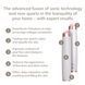 Ручка-масажер для обличчя з рожевим кварцом GESKE SmartAppGuided Sonic Rose Quartz LED Depuffing Pen 8in1 starlight HB0648 фото 7