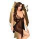 Бебі-дол з ажурним бралетом та високим розрізом Penthouse - Sweet Beast Black L/XL SO5295 фото 1