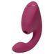 Подвійний вакуумний кліторальний стимулятор з вібрацією Womanizer Next Duo - Dusky Pink SX3868 фото 1