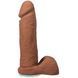 Фалоімітатор Doc Johnson The Realistic Cock ULTRASKYN - 8 Inch with Balls Caramel SX4428 фото 1