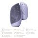 Очищувальна щітка для обличчя GESKE Sonic Thermo Facial Brush&Face-Lifter 8в1 purple HB0090 фото 2