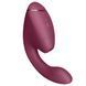 Подвійний вакуумний кліторальний стимулятор з вібрацією Womanizer Next Duo - Dusky Pink SX3868 фото 2