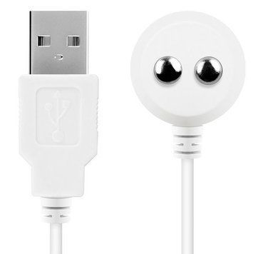 Зарядка (запасний кабель) для іграшок Satisfyer USB charging cable White (м'яте паковання!!!) SO2868-R фото