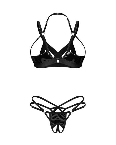 Комплект Obsessive Keira Lise 2-pcs crotchless set L/XL SX3100 фото