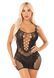 Сукня Leg Avenue Lace and Net Mini Dress with Dual Strap One Size, Black SX1733 фото 1