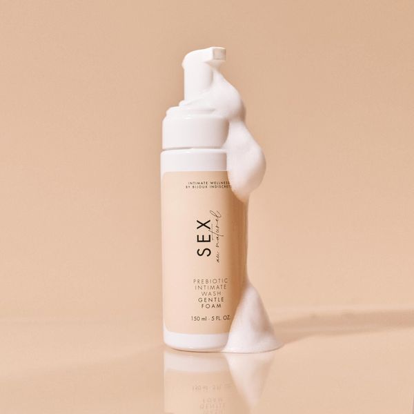 Піна для інтимної гігієни Bijoux Indiscrets Sex Au Naturel Prebiotic Intimate Wash Gentle Foam 150мл SX3249 фото