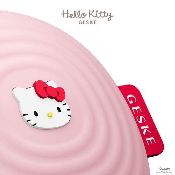 Електронна ультразвукова щітка для обличчя GESKE Sonic Facial Brush 4в1 by Hello Kitty pink HB0243 фото