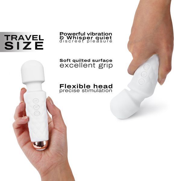 Мінівібромасажер Dorcel Wand Mini Wanderful White SO7814 фото