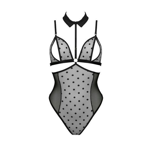 Боді Passion DOMINICA BODY L/XL, black SO8427 фото