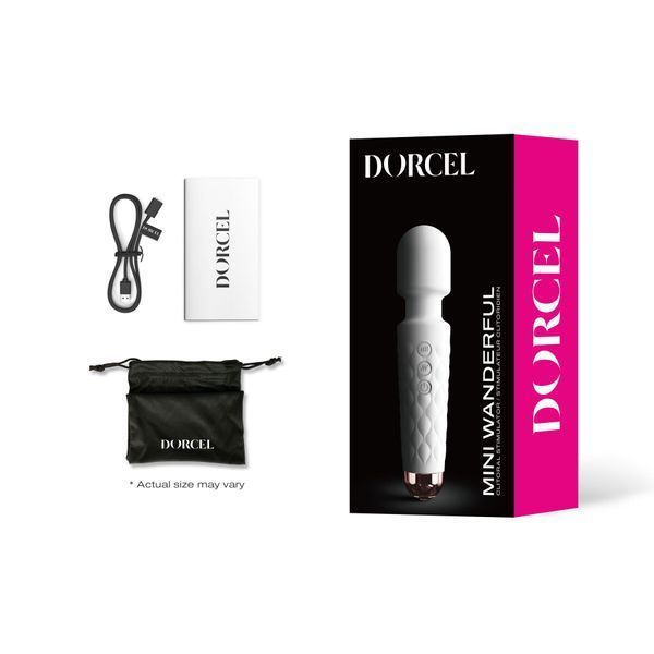 Мінівібромасажер Dorcel Wand Mini Wanderful White SO7814 фото