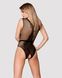 Сітчастий бодістокінг з доступом Obsessive B115 teddy S/M/L, чорний SO7204 фото 2