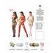 Бодістокінг Passion BS047 white, комбінезон, імітація топа, панчіх і пояса PBS047W фото 5