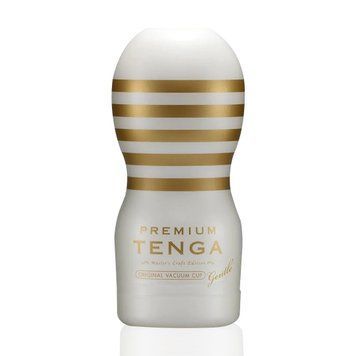 Мастурбатор Tenga Premium Original Vacuum Cup Gentle (глибоке горло) з вакуумною стимуляцією SO5110 фото