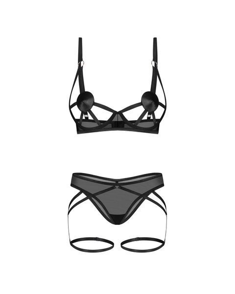 Комплект Obsessive Euridia 2-pcs set XL/2XL SX3582 фото