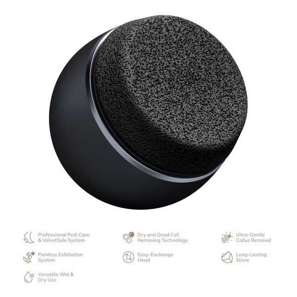 Набор для ухода за стопами GESKE Pumice Stone Callus Remover 7в1 black HB0599 фото