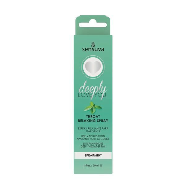 Спрей для мінету Sensuva Deeply Love You Spearmint (29 мл), для глибокого мінету SO7832 фото