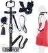 БДСМ-набір LOCKINK YEAHWOW Armbinder Restraint Set Black SX2843 фото 1