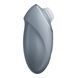 Вібростимулятор-пульсатор Satisfyer Tap & Climax 1 Bluegrey, ефект постукування пальцем, 2 мотори SX0568 фото 2