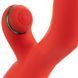 Вібратор-кролик з пульсацією та флогером LOCKINK SEVANDA Whip Vibrating Massage Wand, червоно-зелений SX0903 фото 7