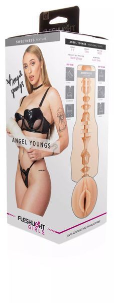 Мастурбатор Fleshlight Girls: Angel Youngs - Sweetness, зі зліпка вагіни, дуже ніжний SX2800 фото