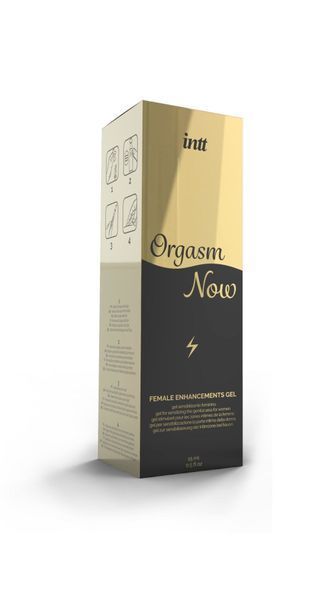 Розпродаж!!! Збуджувальний гель-вібратор Intt Orgasm Now 15мл (термін 01.2026) SO2924-R фото