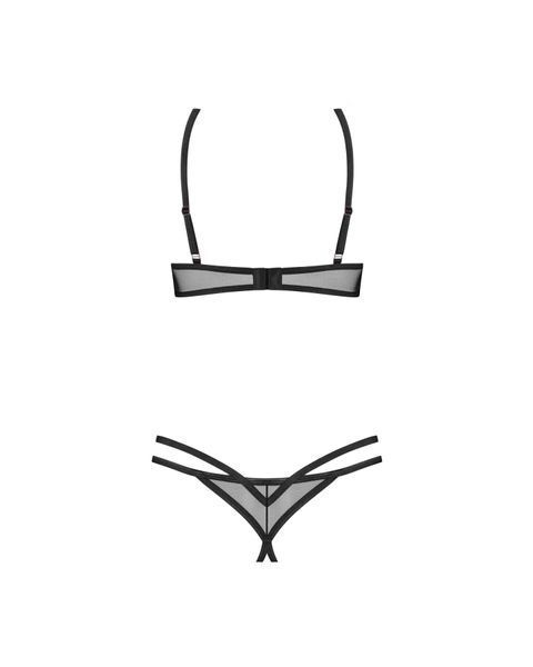Комплект Obsessive Euridia 2-pcs crotchless set XS/S SX3583 фото
