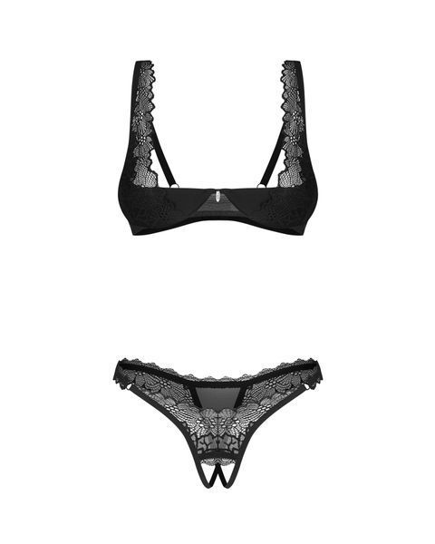 Комплект Obsessive Deina More 2-pcs crotchless set L/XL SX5074 фото