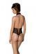Еротичне боді Passion TRISHA BODY, L/XL, black, з відкритими чашками SO9741 фото 2