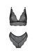 Комплект Passion AMBERLY SET black, XXL/XXXL, бралет і трусики бразиліана SX0466 фото 3