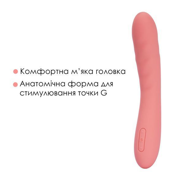 Смарт-вібратор з пульсацією Svakom Ava Neo Peach Pink, 15 режимів роботи, водонепроникний SX1112 фото