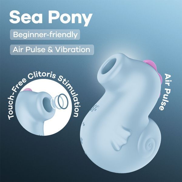 Вакуумний кліторальний стимулятор Satisfyer Sea Pony SX3540 фото