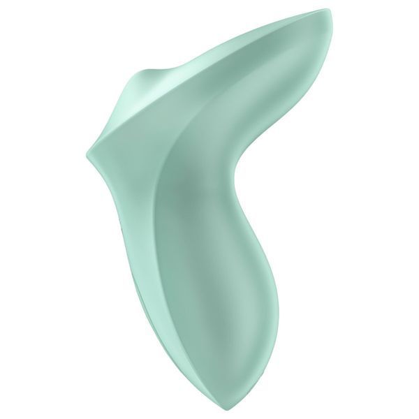 Вібратор для клітора з перлинною стимуляцією Satisfyer Exciterrr Mint, 2 незалежні мотори SX1217 фото