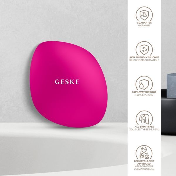 Щітка для обличчя GESKE Facial Brush 4в1 magenta HB0043 фото