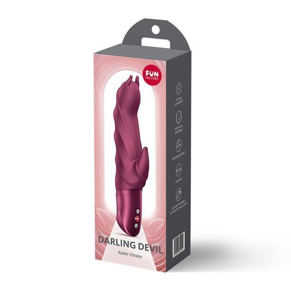 Вібратор Fun Factory Darling Devil Wine Red SX3717 фото