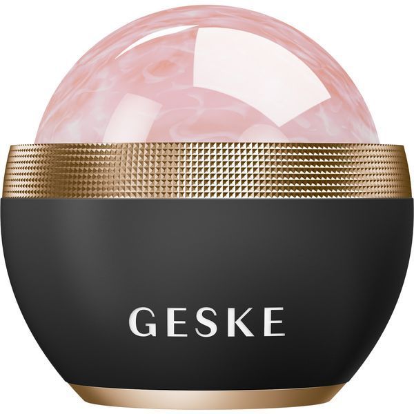 Кульковий масажер з рожевим кварцом GESKE SmartAppGuided Rose Quartz Depuffing Sphere 7in1 gray HB0651 фото
