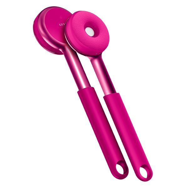 Звукова світлодіодна щітка для всього тіла GESKE Sonic LED Full-Body Brush&Intensive Exfoliator 9в1 magenta HB0388 фото