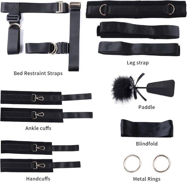БДСМ-набір LOCKINK YEAHWOW Bed Restraint set SX2844 фото
