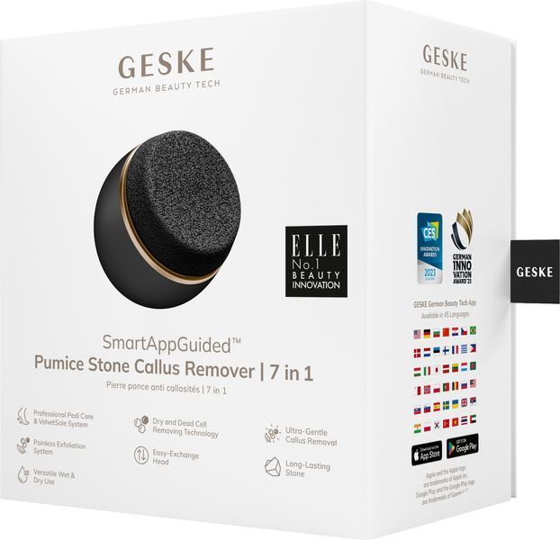 Набор для ухода за стопами GESKE Pumice Stone Callus Remover 7в1 gray HB0600 фото