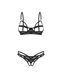 Комплект Obsessive Euridia 2-pcs crotchless set XS/S SX3583 фото 4