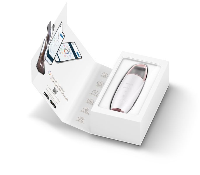 Мікрострумовий скрабер для шкіри та усунення чорних точок GESKE MicroCurrent Skin Scrubber&Blackhead Remover 9в1 starlight HB0143 фото